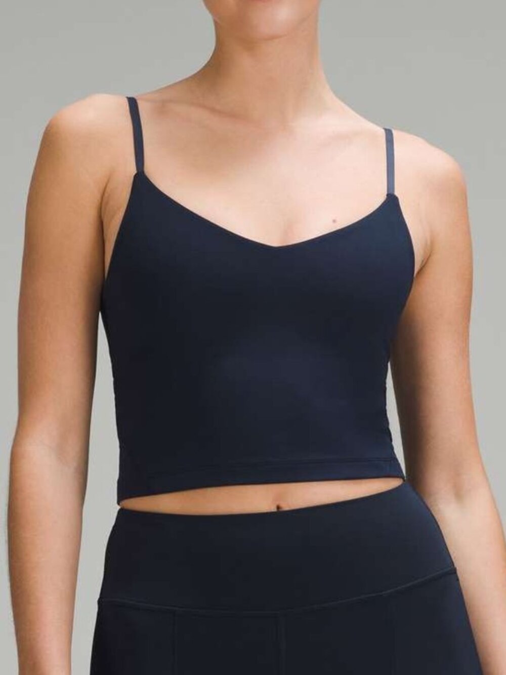 Lululemon Align Cropped Cami Tank - True Navy - Size 14